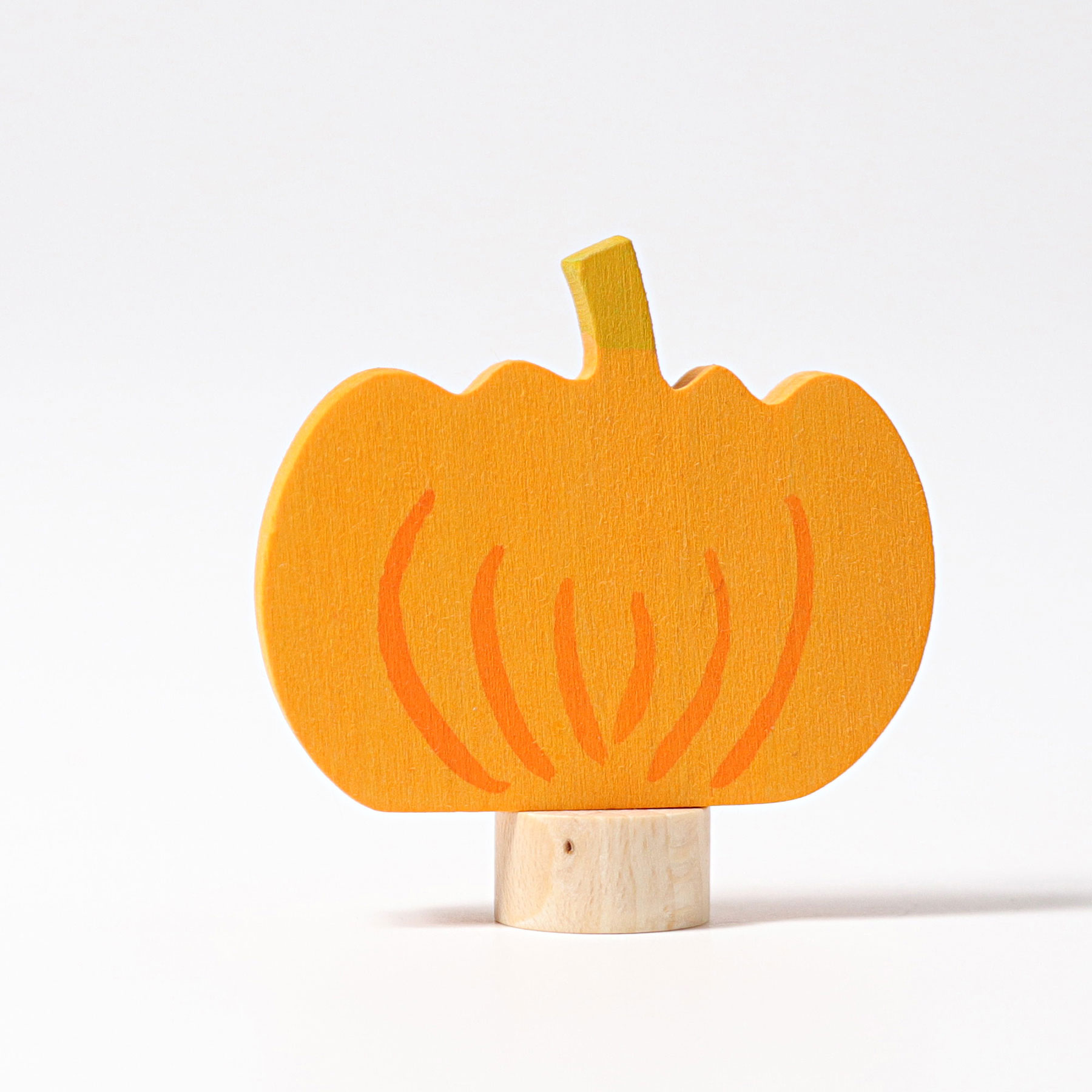 Grimm's Zucca figura decorativa legno dipinta a mano