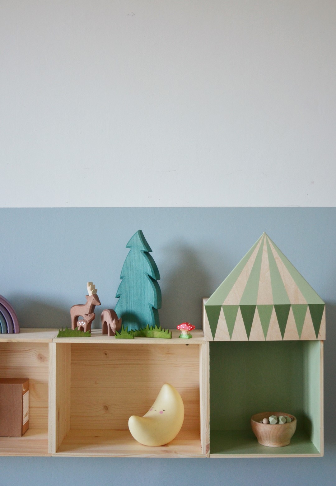 Baboo La Torre Libreria bambini pino 2 box
