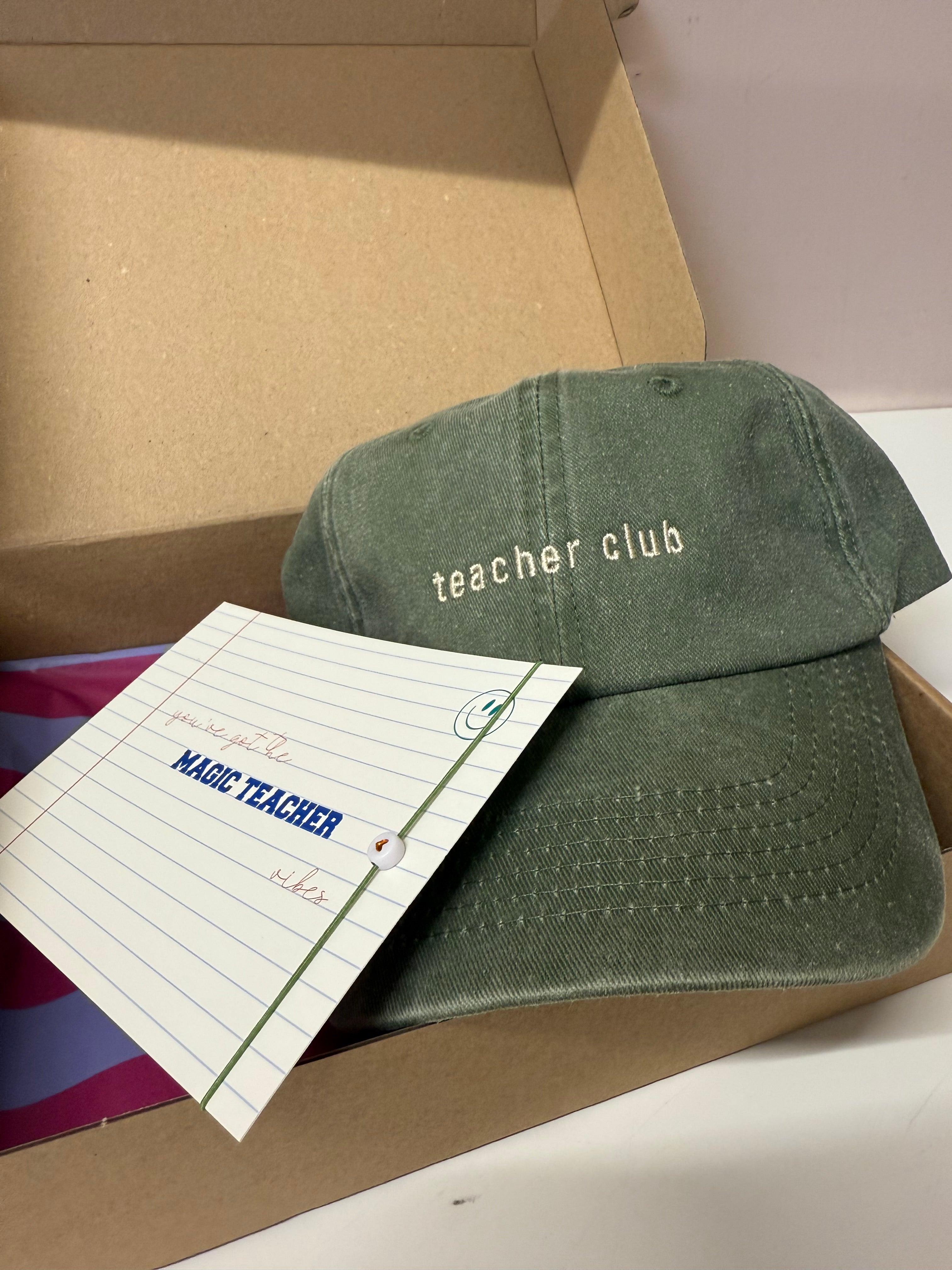 Ella and Rapha Teacher Club cappellino verde vintage