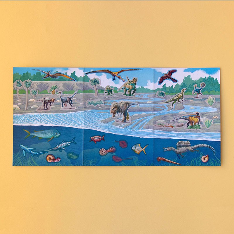 Londji Dino Cartella Attività Stickers 100 Adesivi