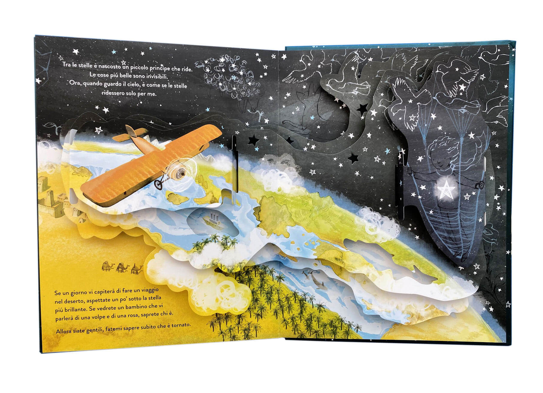 Il Piccolo Principe libro pop-up illustrato dai 3 anni