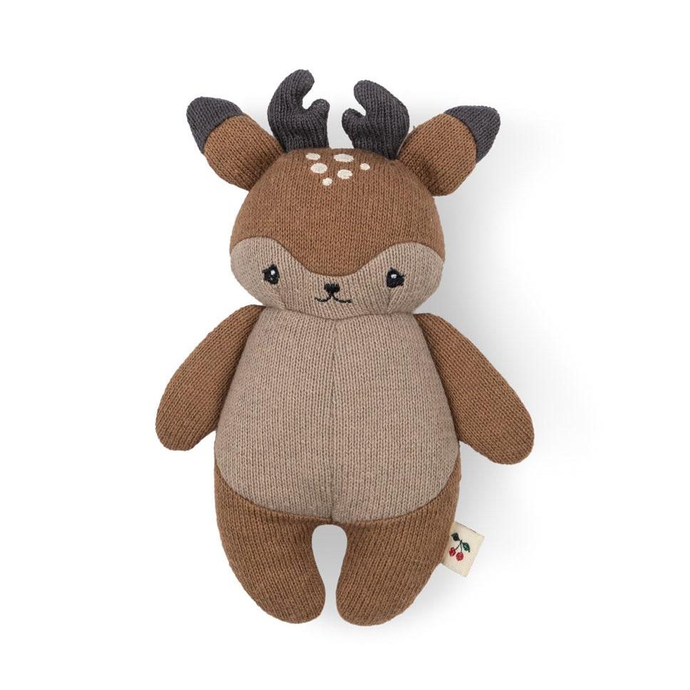 Konges Sløjd Mini Renna 16 cm sonaglio neonato cotone bio