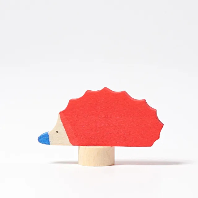 Grimm's Riccio figura decorativa legno 6 cm atossica