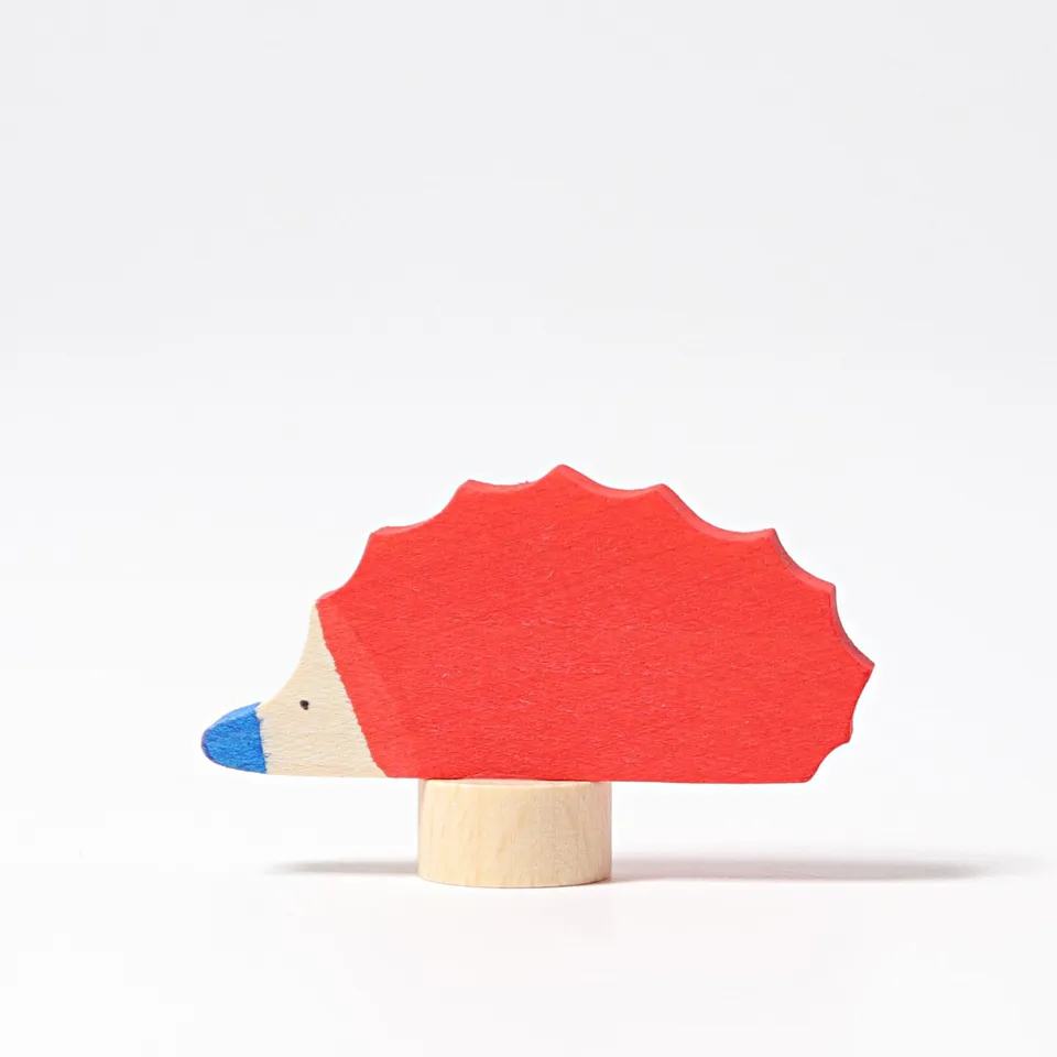 Grimm's Riccio figura decorativa legno 6 cm atossica