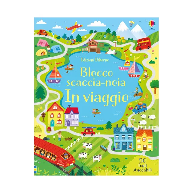 Usborne Blocco Scaccia-Noia Viaggi libro 100 pagine