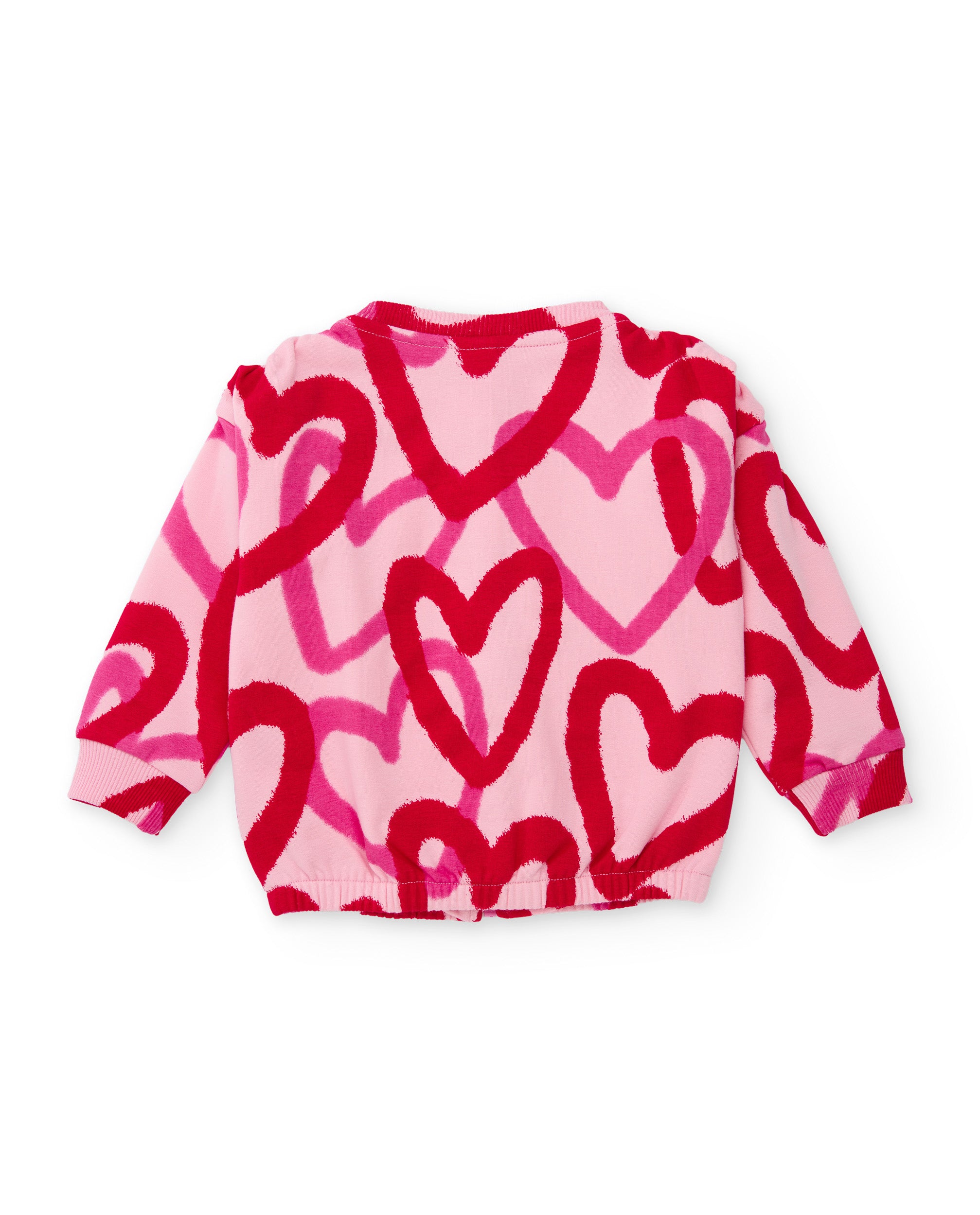 Tuc Tuc Dino Roll completo felpa rosa cuore
