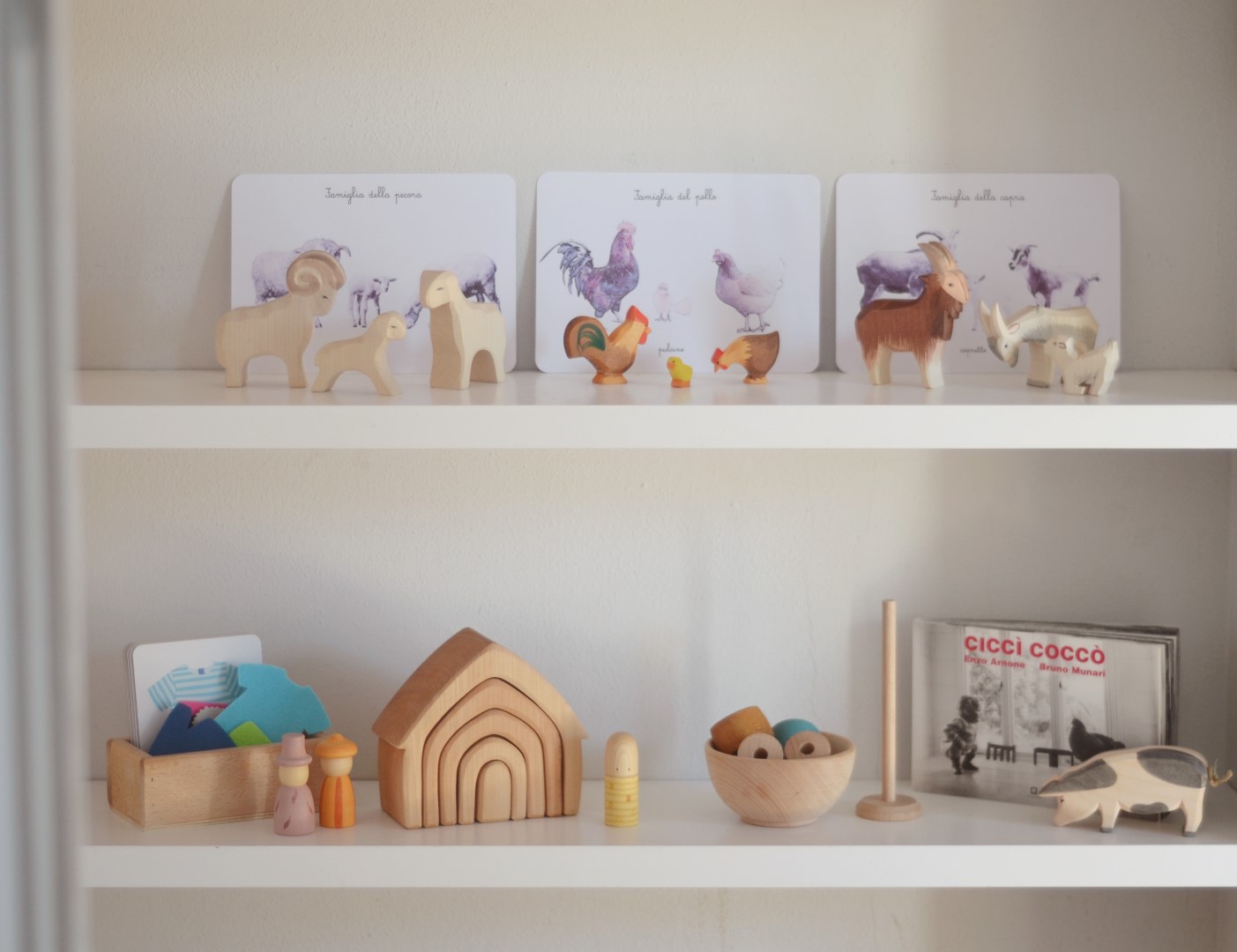 Baboo Famiglie Fattoria carte nomenclature montessori pdf