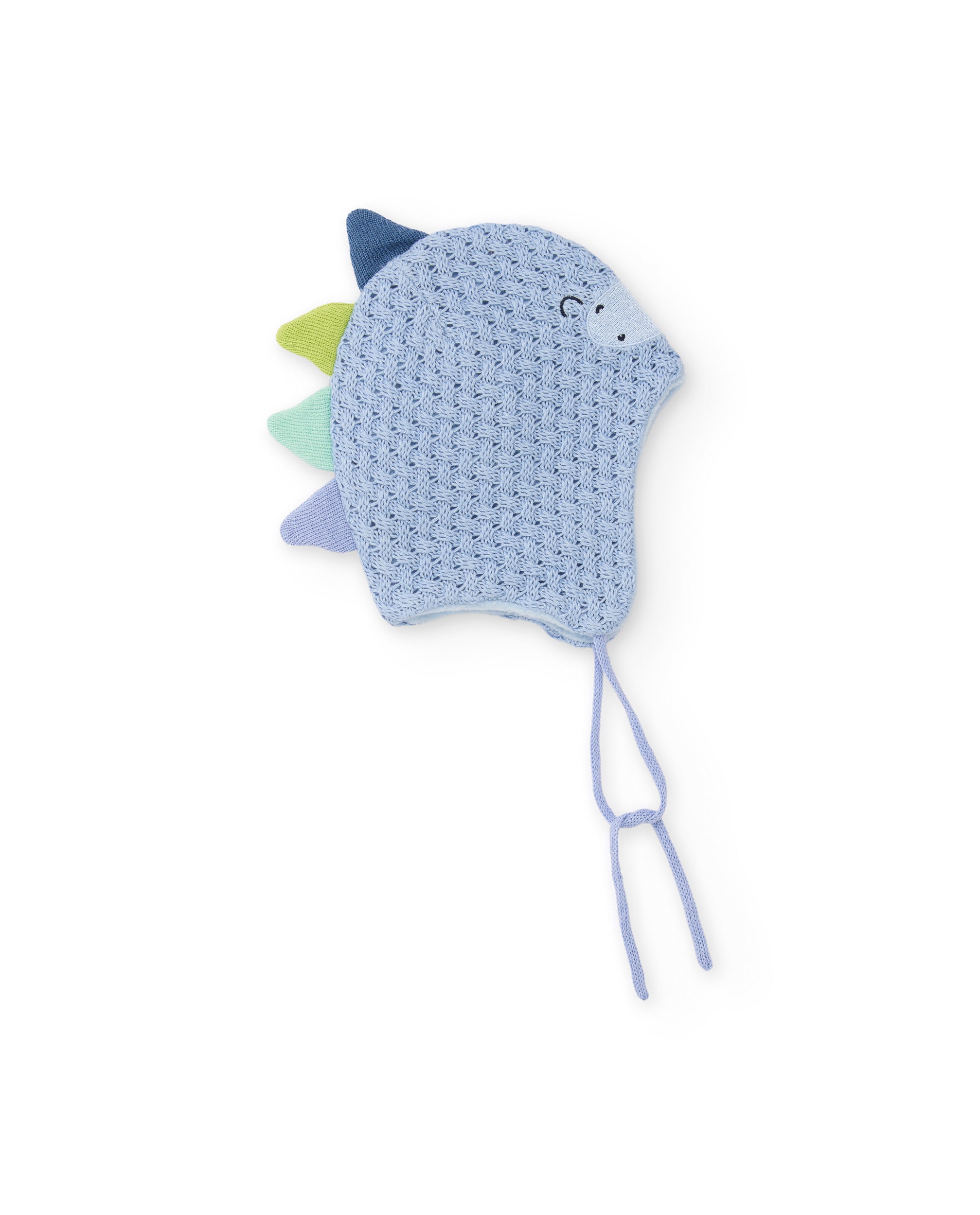 Tuc Tuc Roar Dino cappello neonato azzurro in maglia