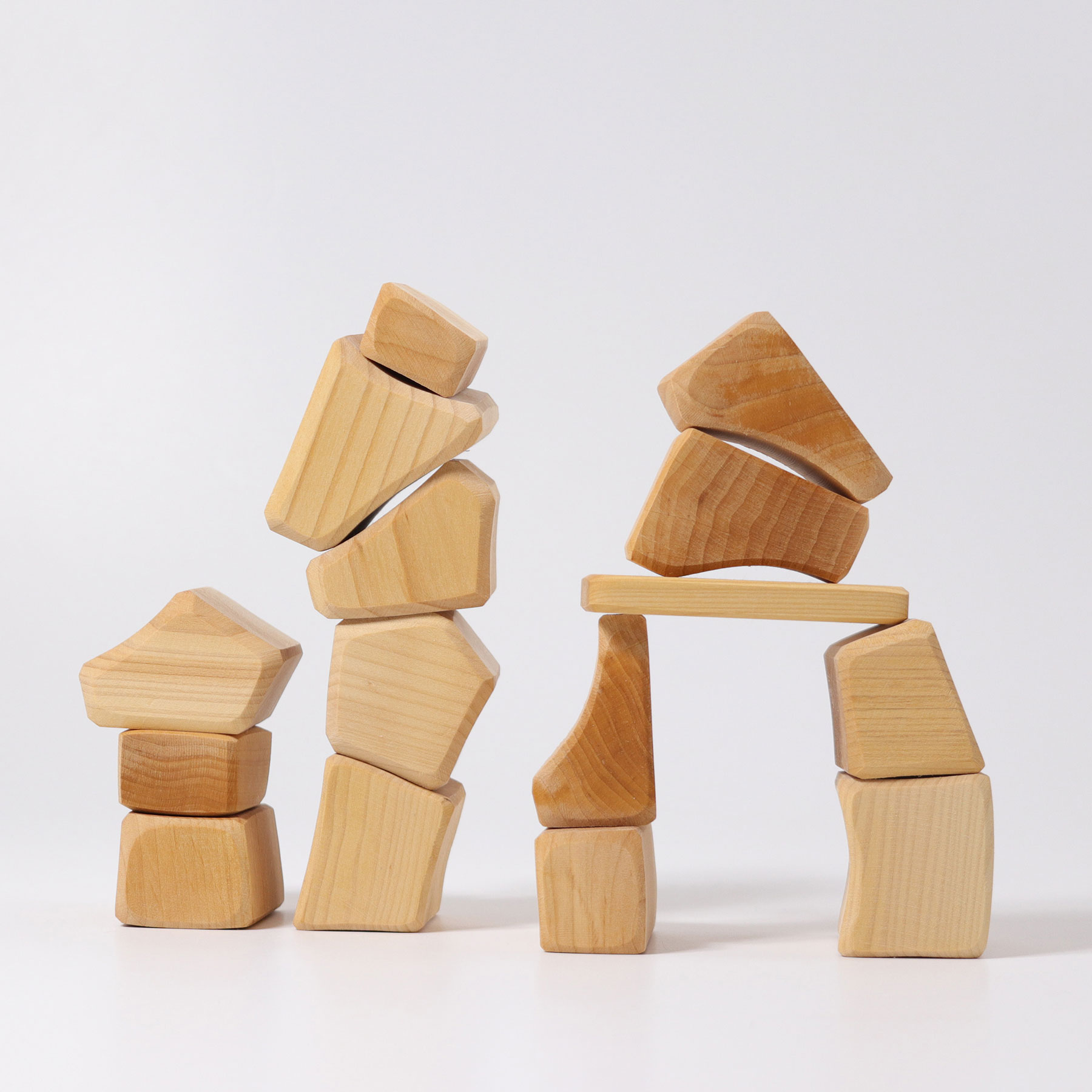 Grimm's Waldorf Blocks Natural costruzioni legno 15 pezzi