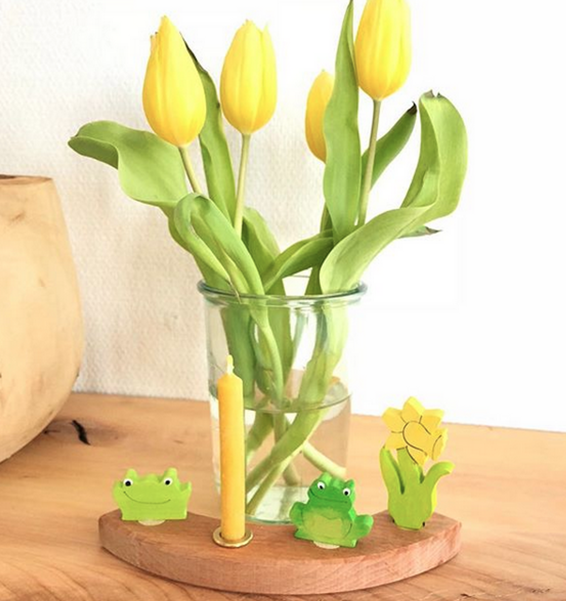 Grimm’s narciso figura legno decorativa 7 cm