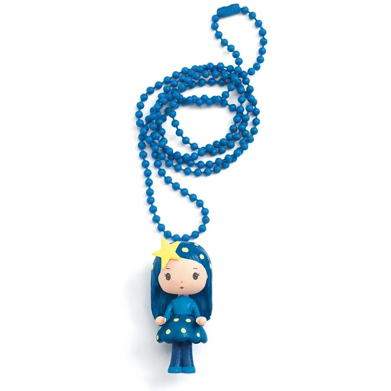 Djeco Tinyly Luz collana con ciondolo in vinile