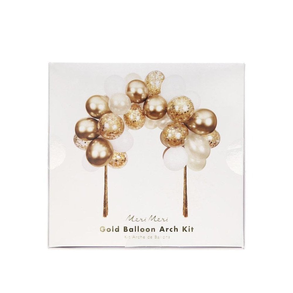 Meri Meri Arco Oro kit palloncini 40 pezzi 2 metri