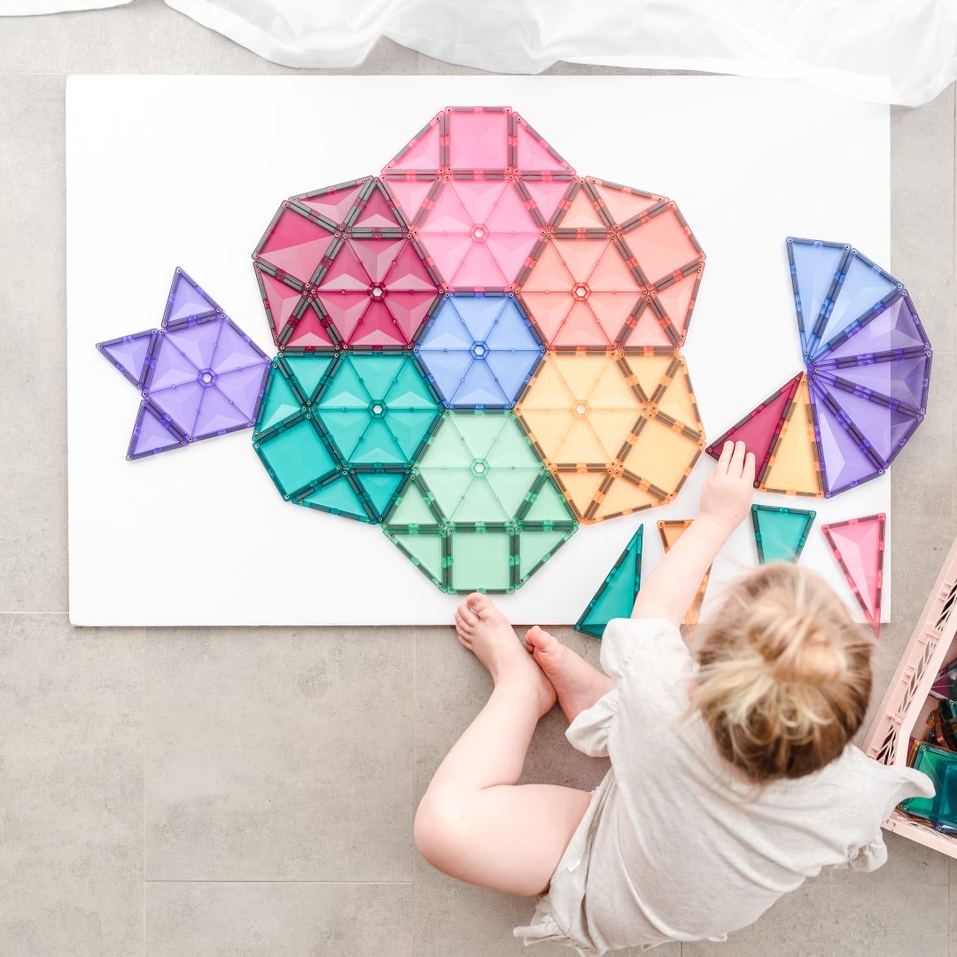 Connetix Tiles Costruzioni Magnetiche 40 Pezzi Pastel