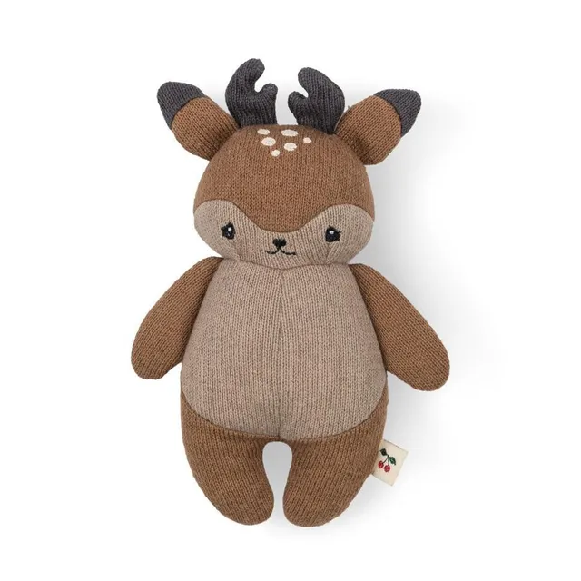 Konges Sløjd Mini Renna 16 cm sonaglio neonato cotone bio
