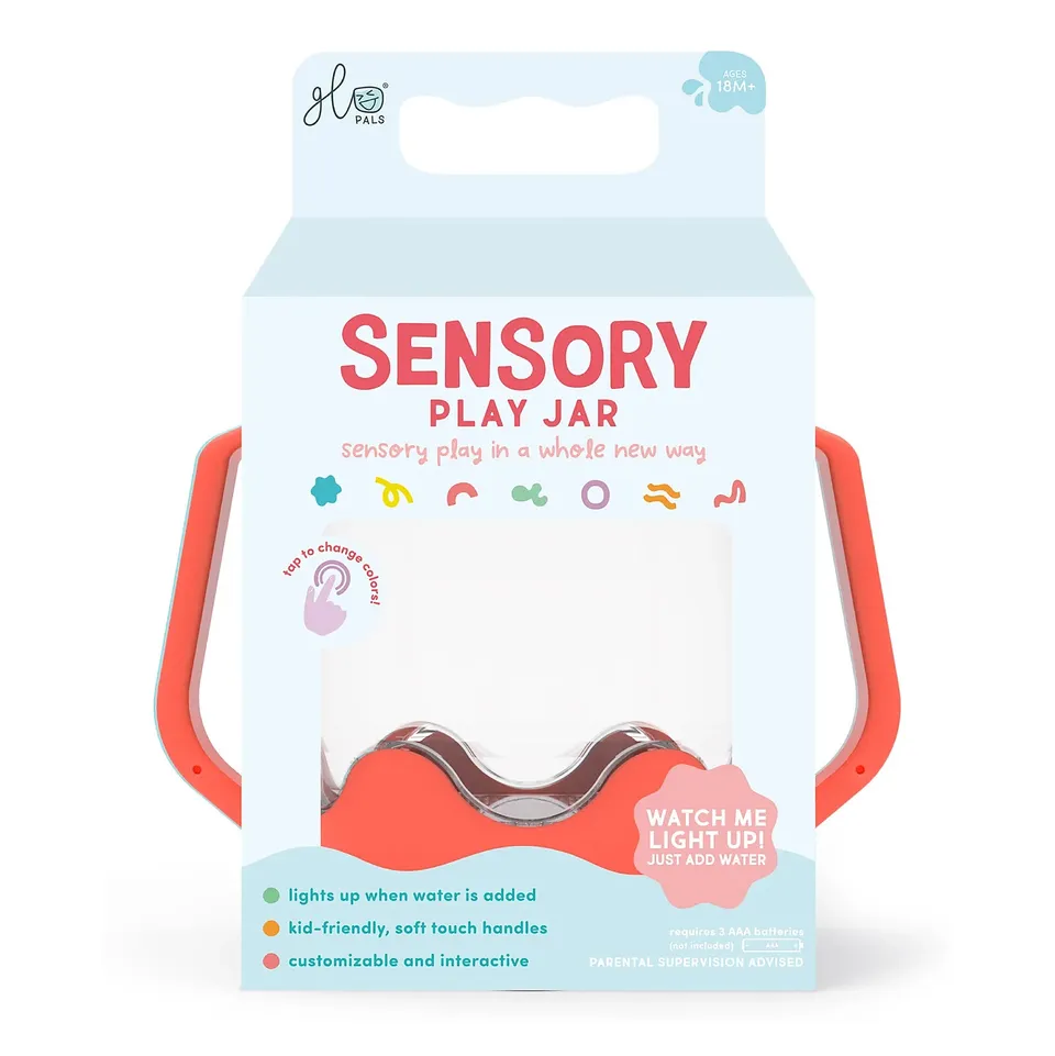 Glo Pals Barattolo Sensoriale Coral con Luce