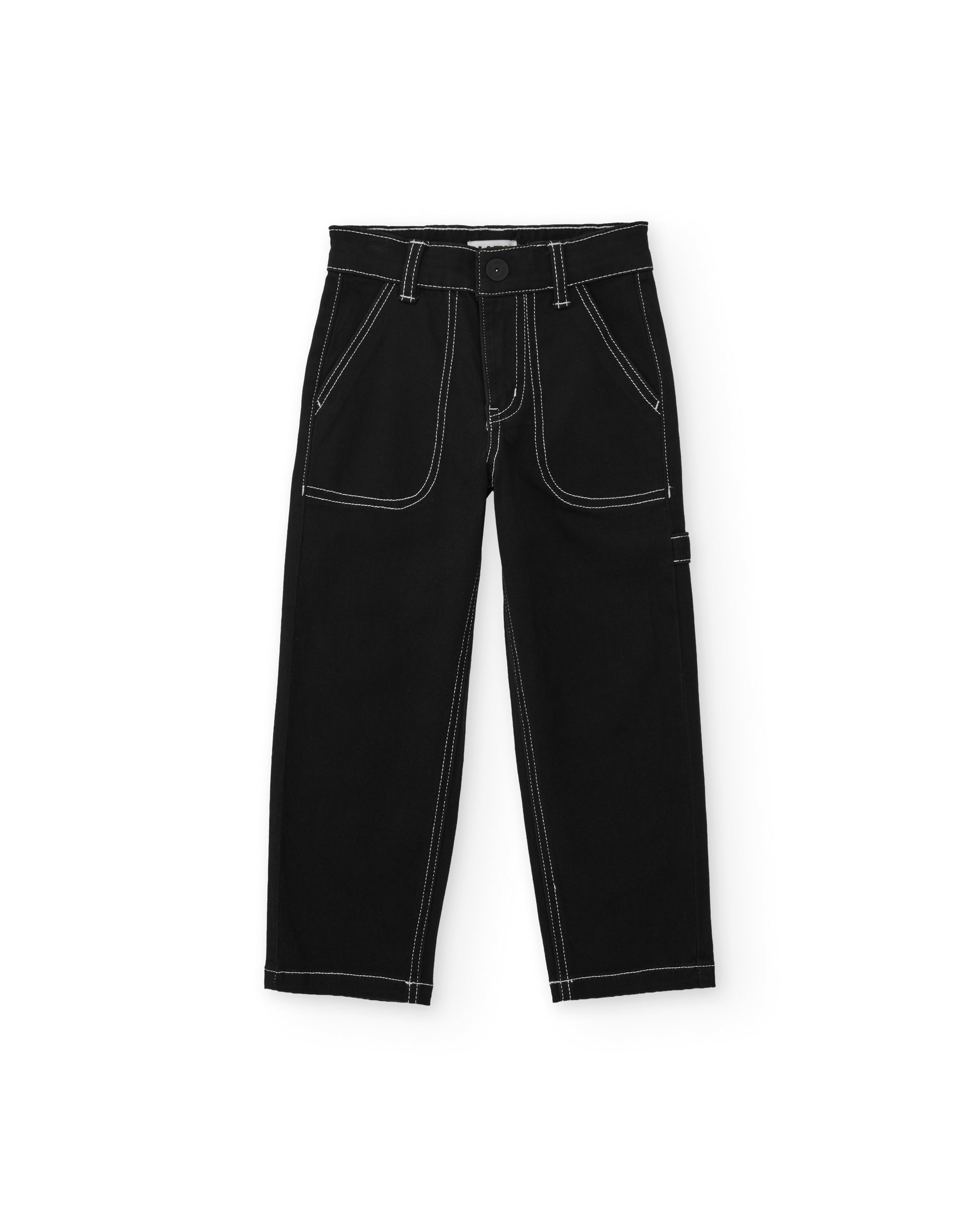 Tuc Tuc jeans bambino nero taglio dritto tasche