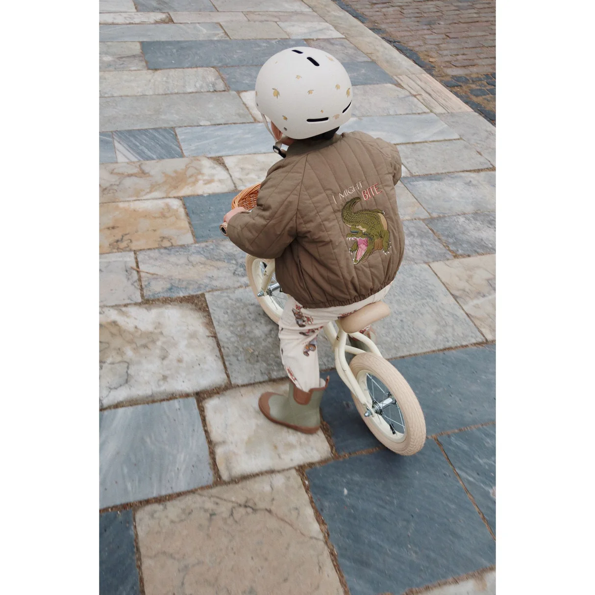 Konges Sløjd Lemon bici equilibrio con cestino 12 pollici