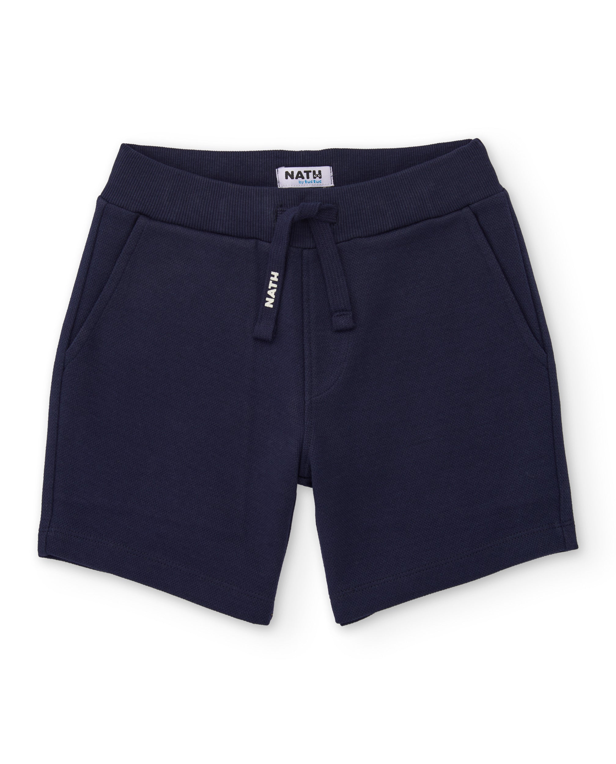 Tuc Tuc bermuda bimbo blu navy in tessuto morbido
