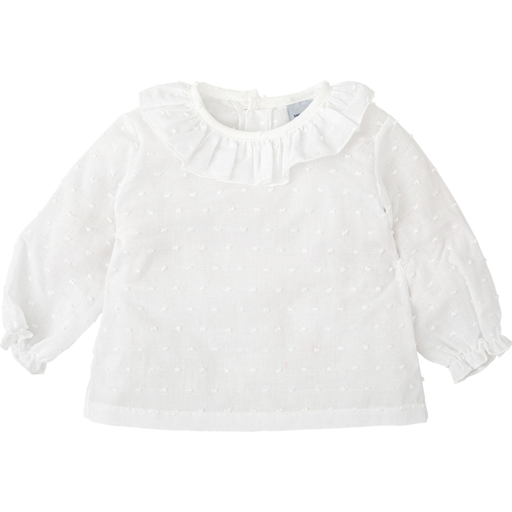 Babidu Camicia Plumetti Volant 2 anni cotone