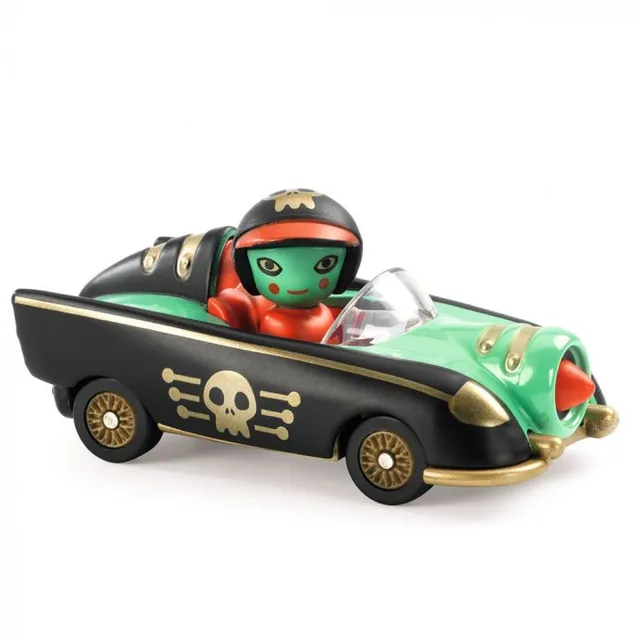 Djeco Crazy Motors Pirate Wheels mini auto vinile 6,6 cm