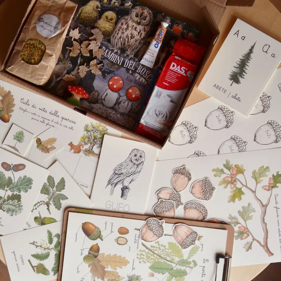 PlayKitBaboo Bambini del Bosco kit creativo bambini
