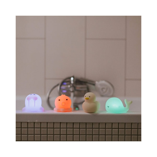 Mary's Set 4 luci bagnetto RGB silicone IP67