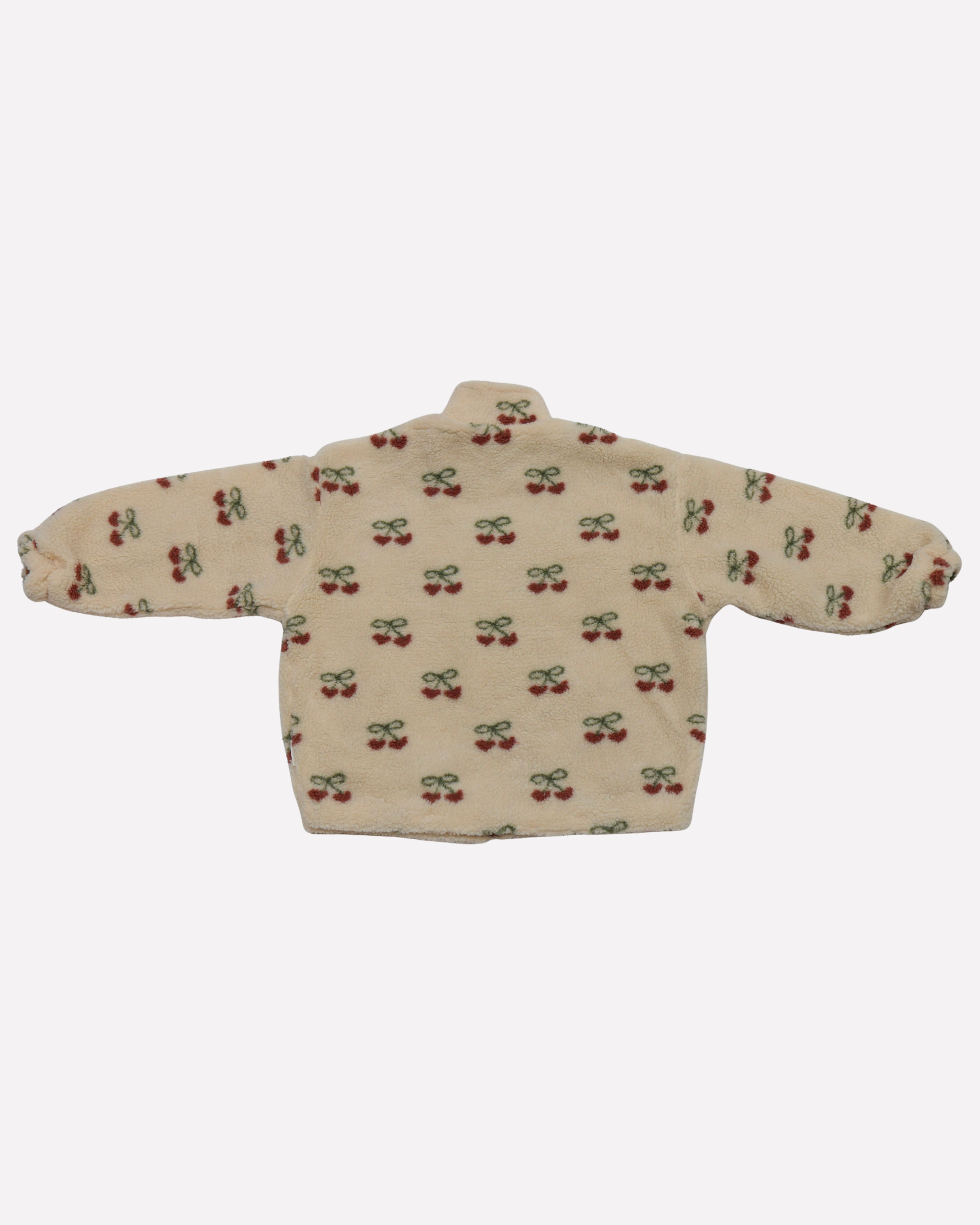 Ella and Rapha Cherry Jacket giacca teddy vaniglia pile