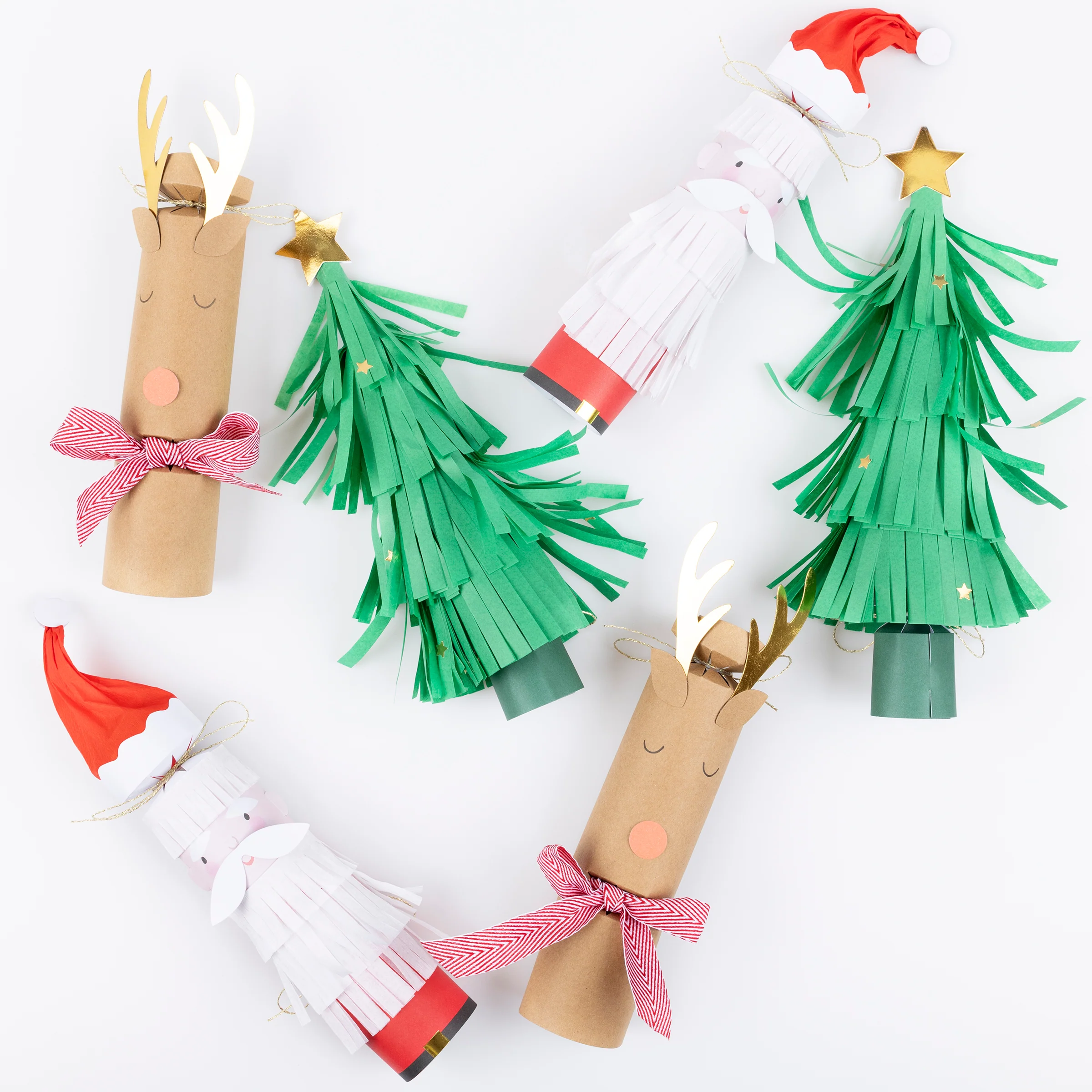 Meri Meri Crackers sorpresa Natale 6 pezzi gioco