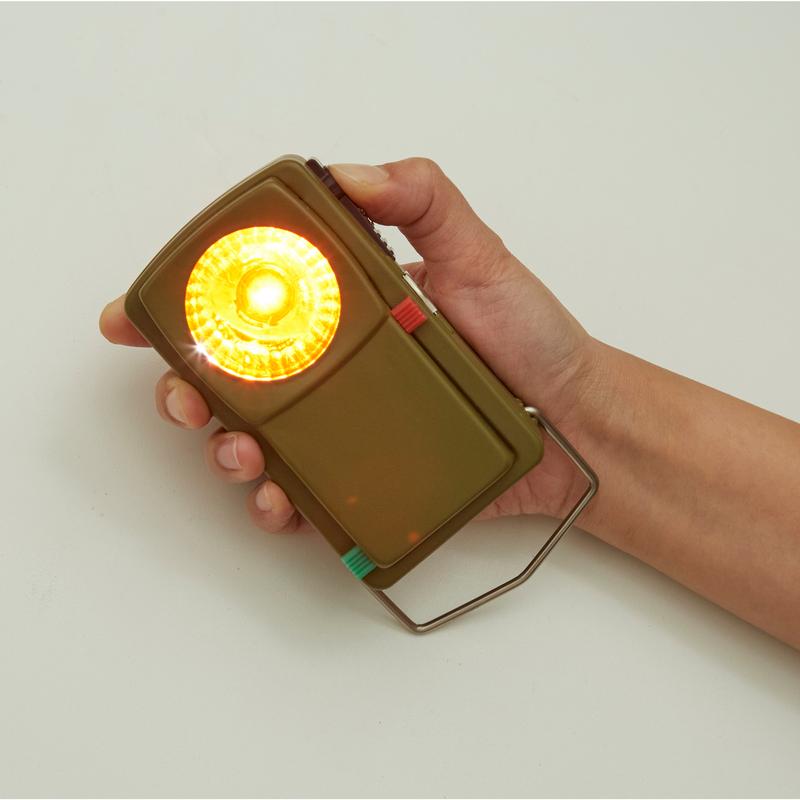 Huckleberry Morse Code Light torcia metallo con filtri