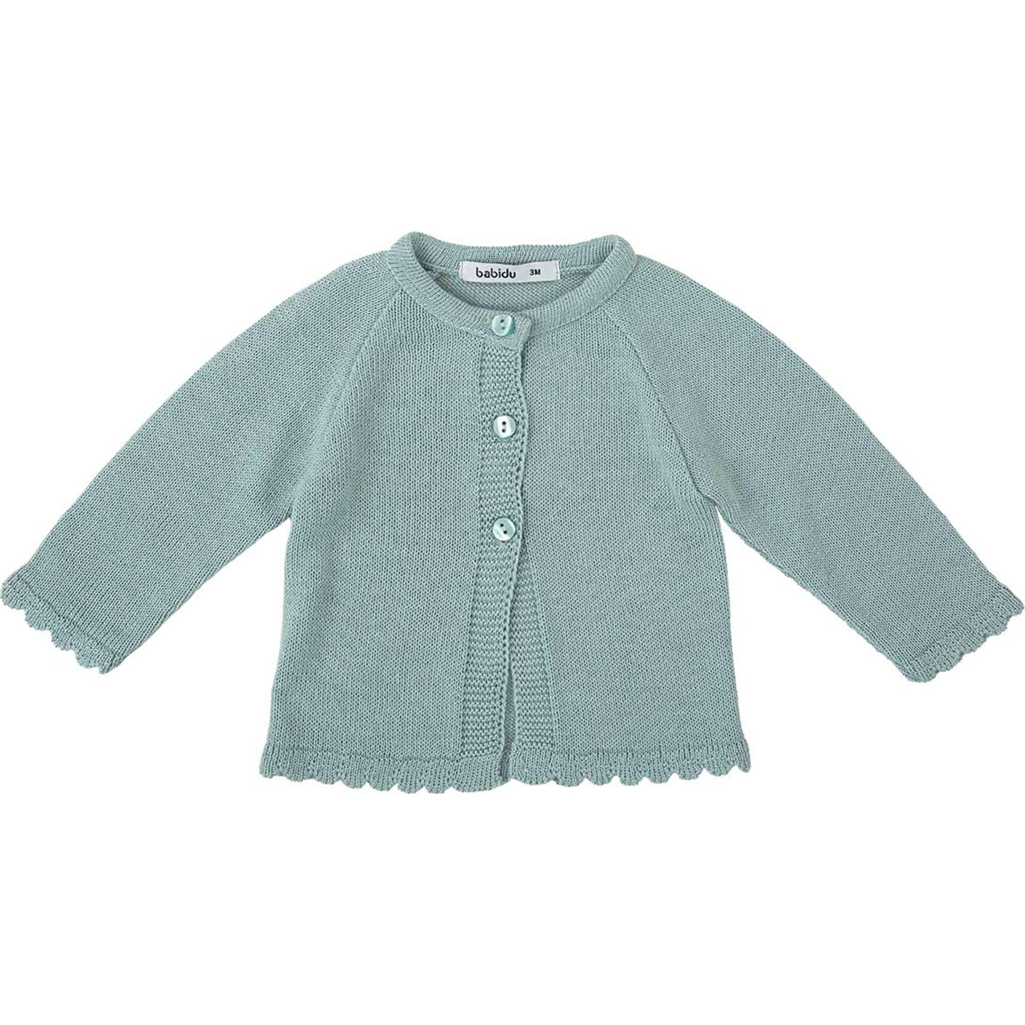 Babidu Culotte Neonata Traforata Cotone Bottoni Legno