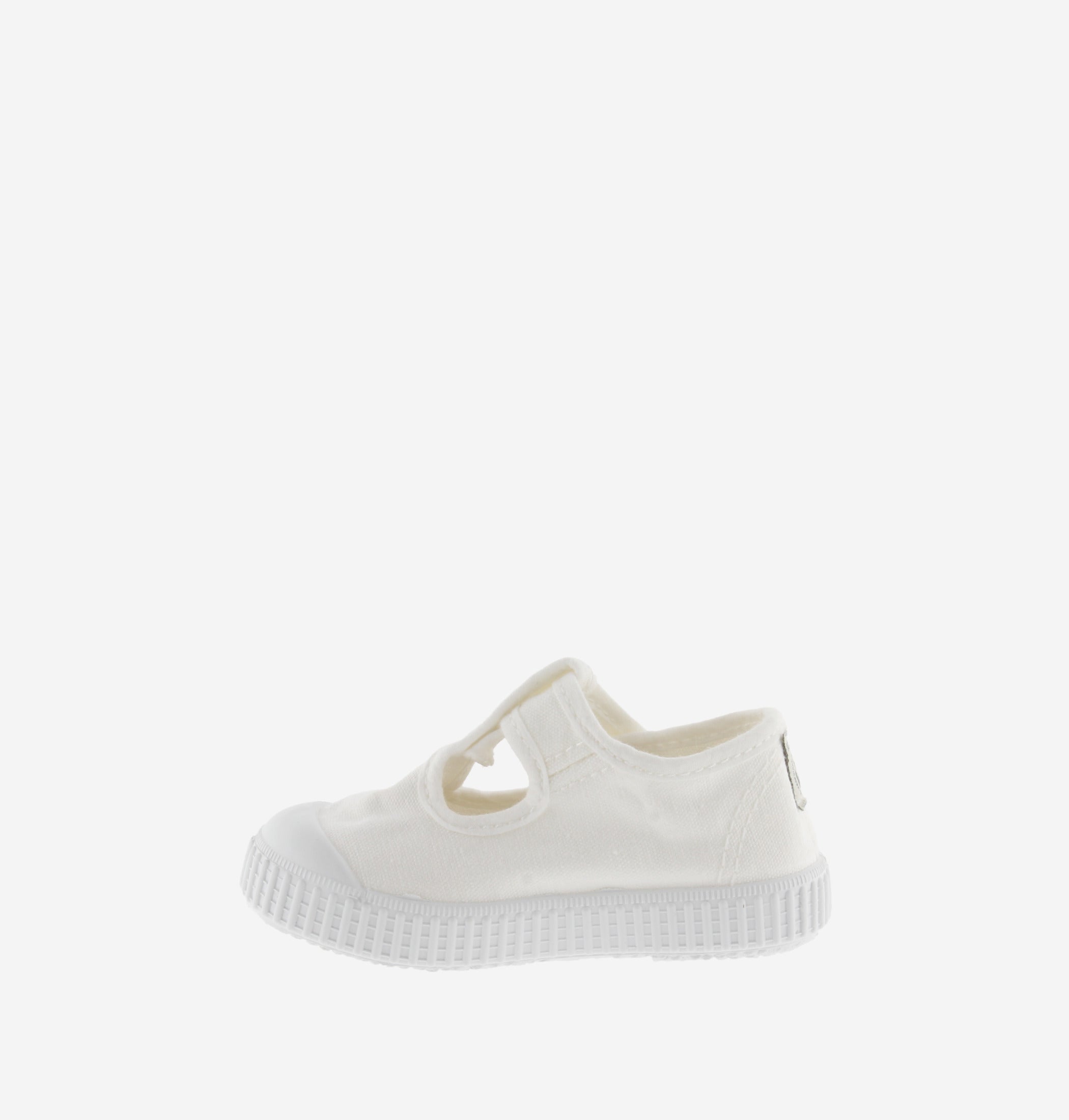 Victoria Dear World sandali tela bianca chiusura velcro bimba