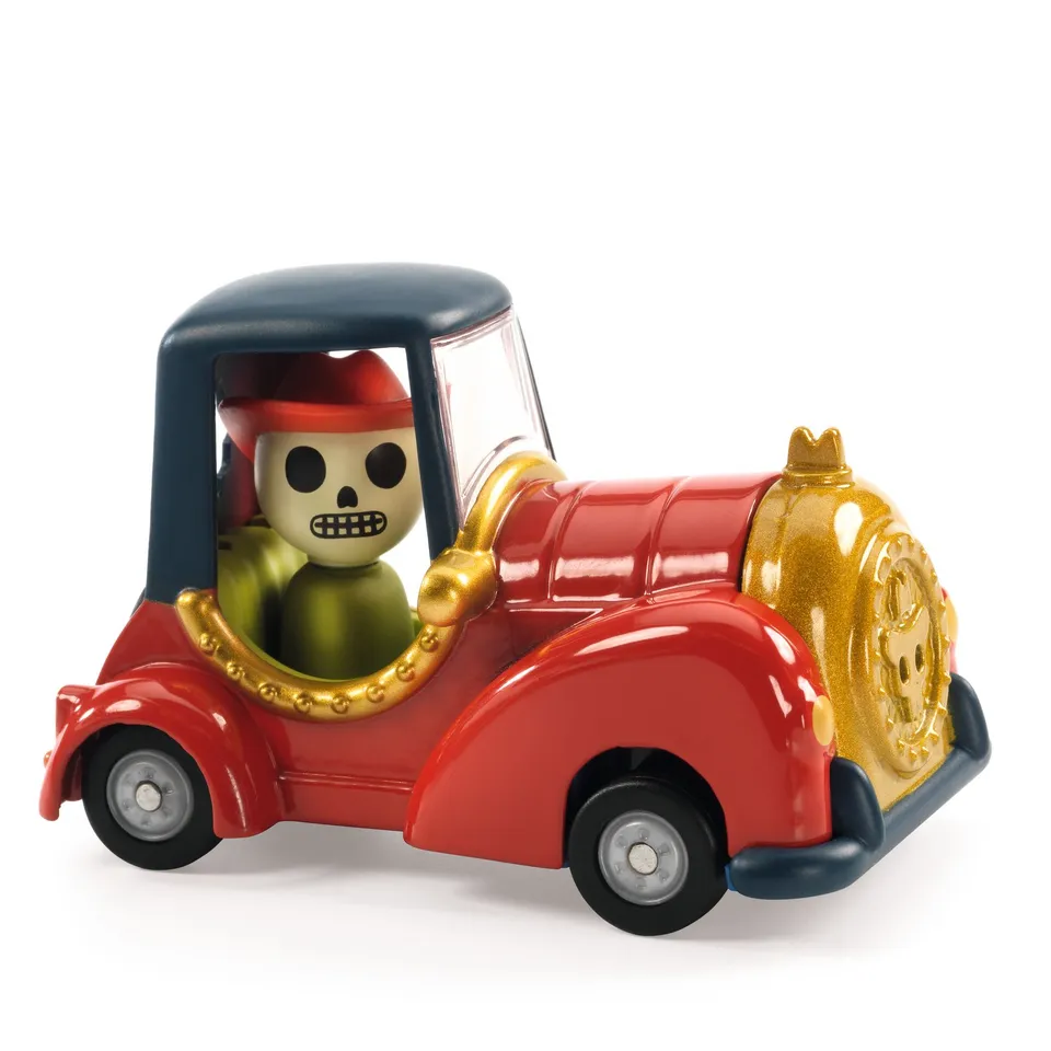 Djeco Crazy Motors Red Skull macchinina vinile