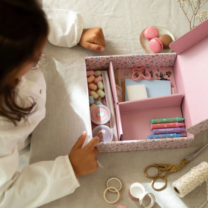 Little Dutch Creative Box XL kit creativo rosa