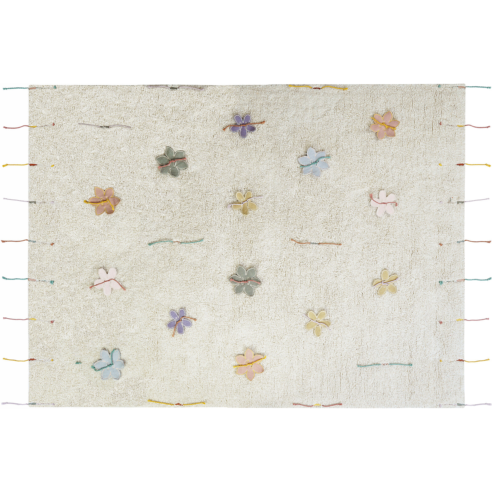 Lorena Canals Wildflowers tappeto gioco 120x160 cm 14 fiori