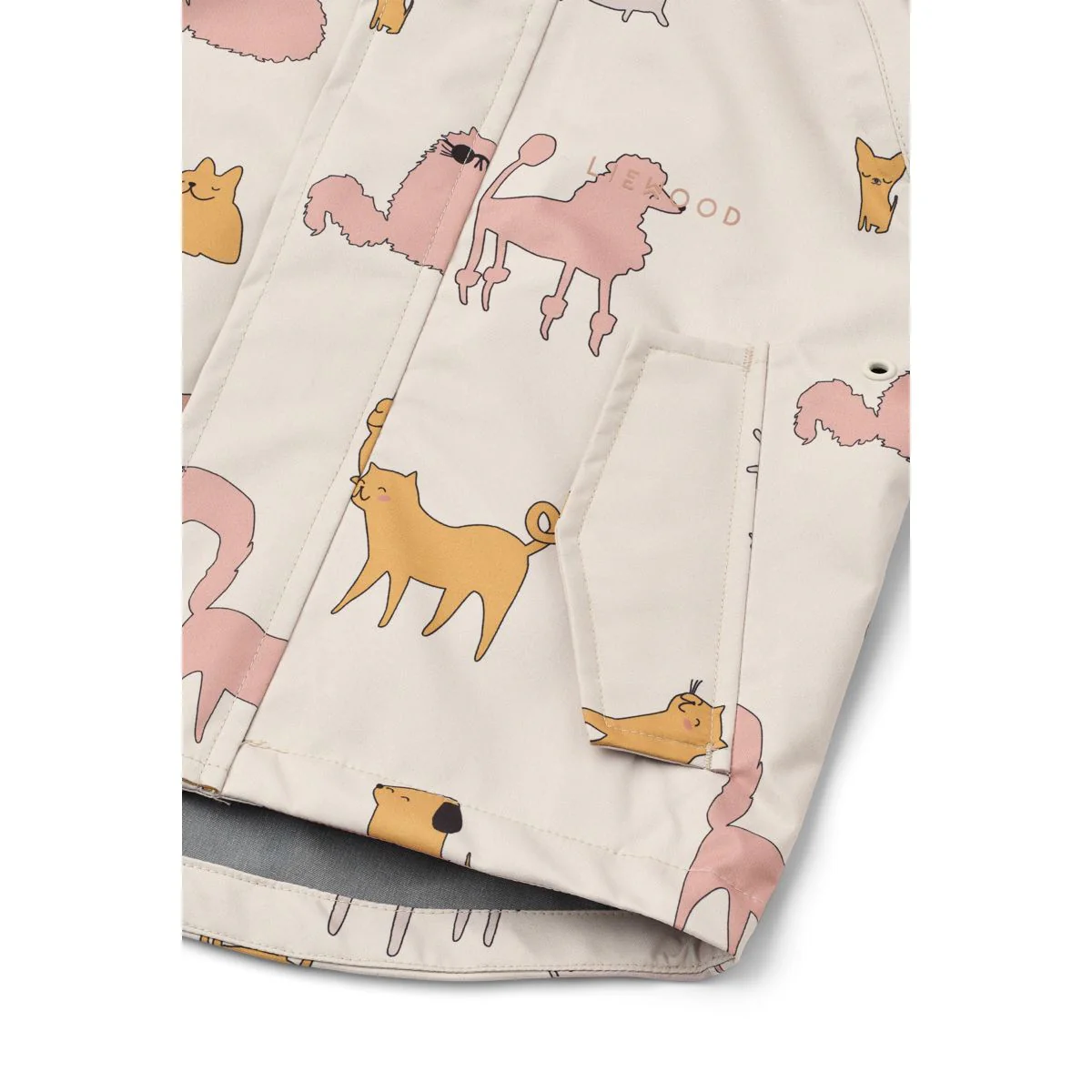 Liewood Cats and Dogs completo antipioggia 1-4 anni impermeabile
