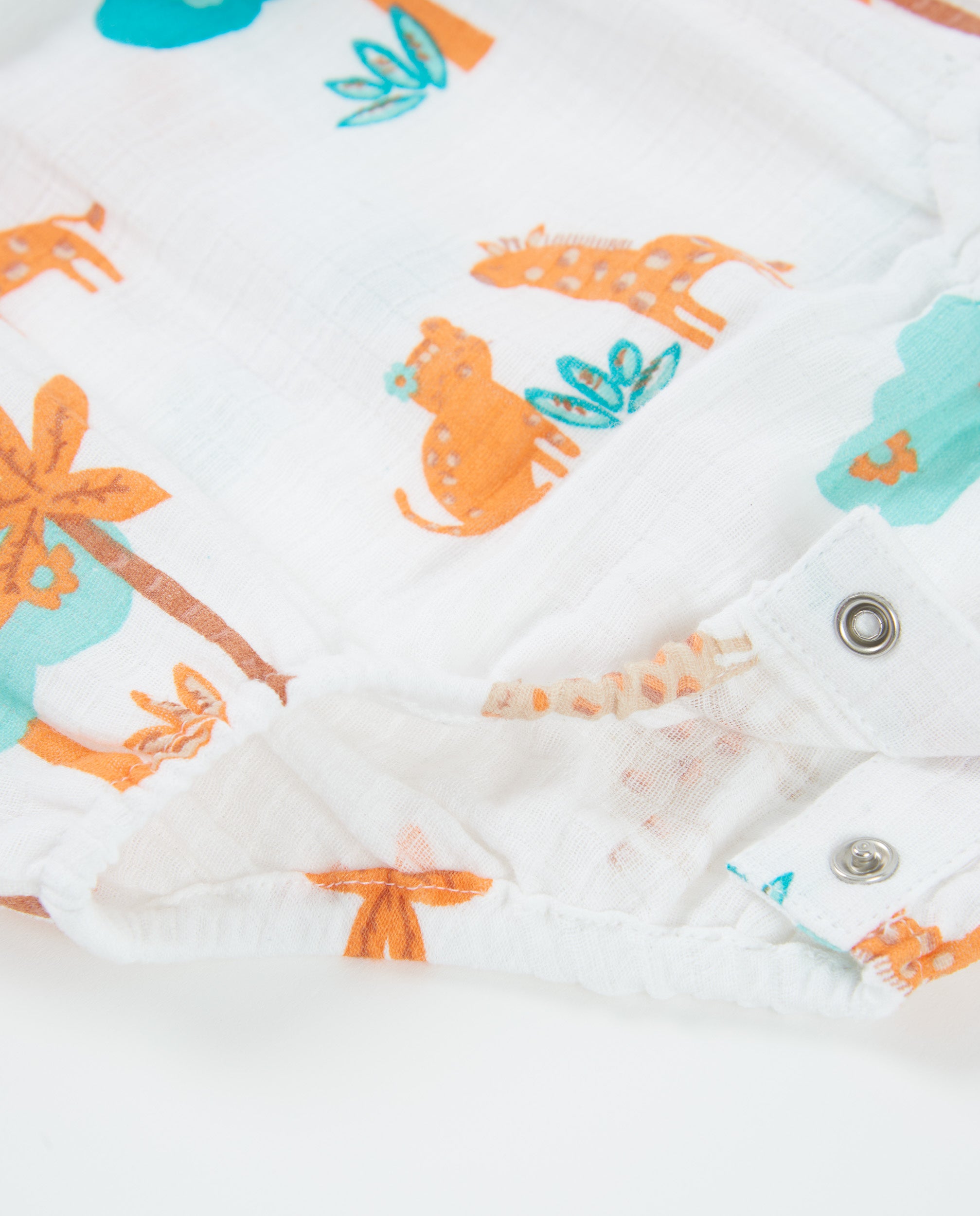 Tuc Tuc pagliaccetto neonata bianco giraffe volant