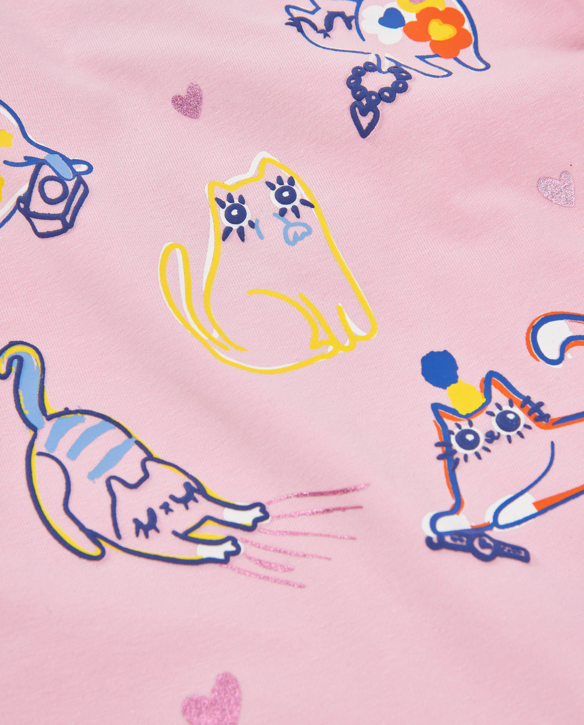 Tuc Tuc Meow Meow maglia bambina gatto rosa chiaro