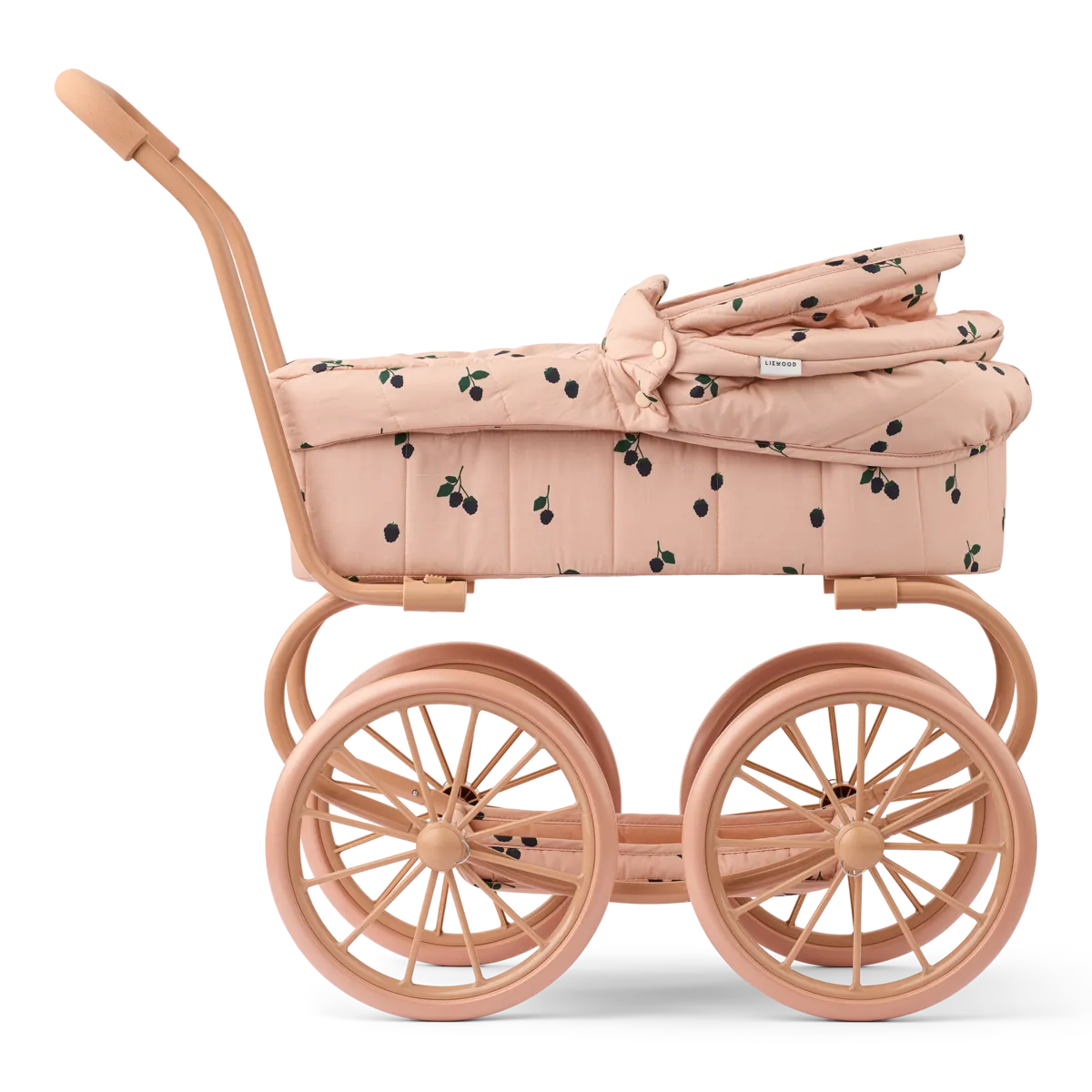 Liewood Adeline carrozzina bambole berry rose acciaio