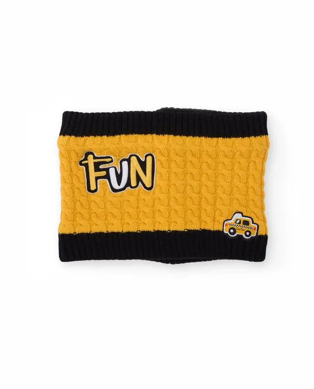 Tuc Tuc NY Fun scaldacollo bimbo giallo maglia