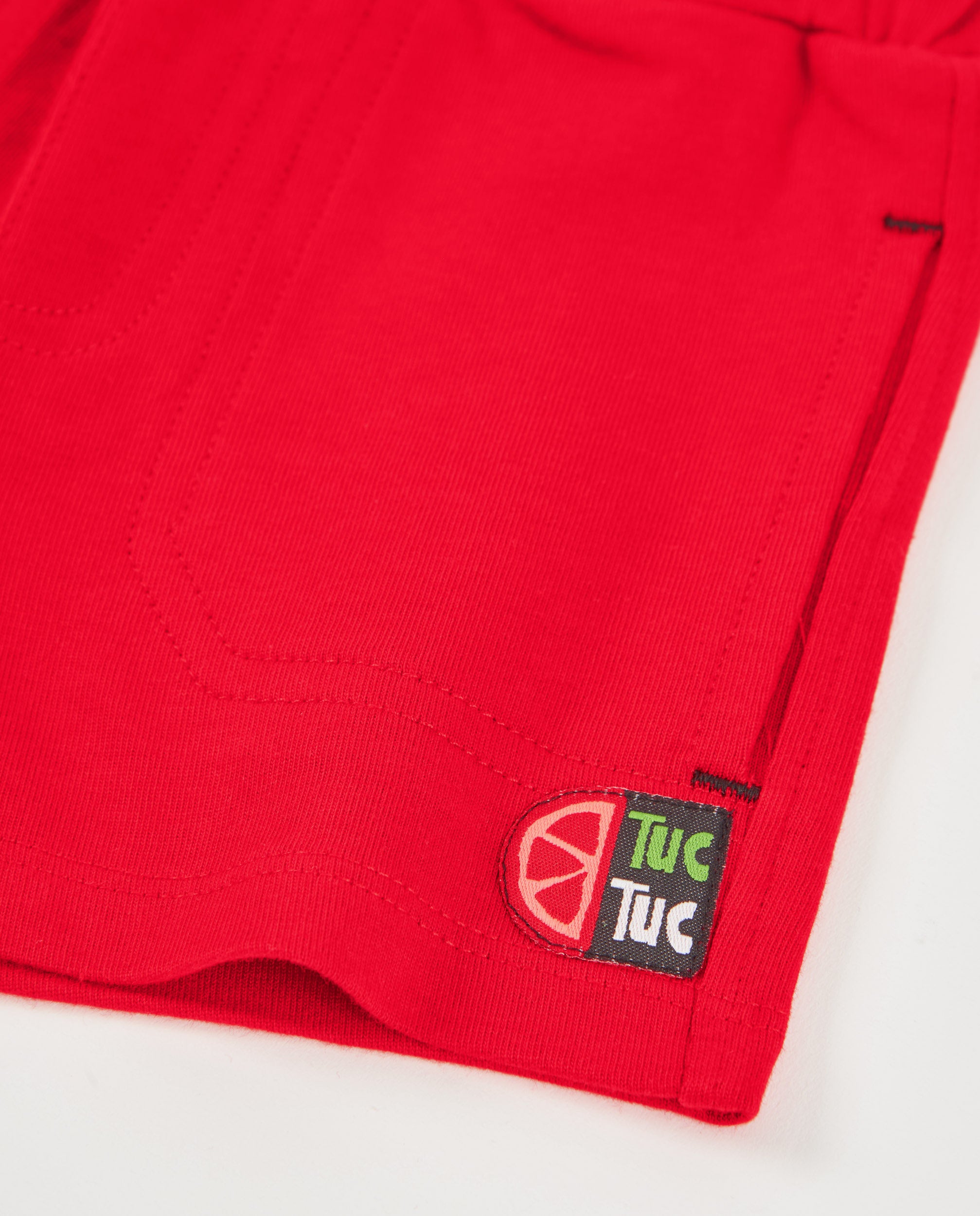 Tuc Tuc bermuda bambino elastico rosso