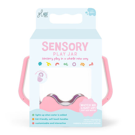 Glo Pals Barattolo sensoriale pink gioco 15 cm