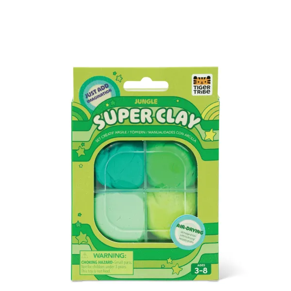 Tiger Tribe Super Clay Pasta Modellabile Verde