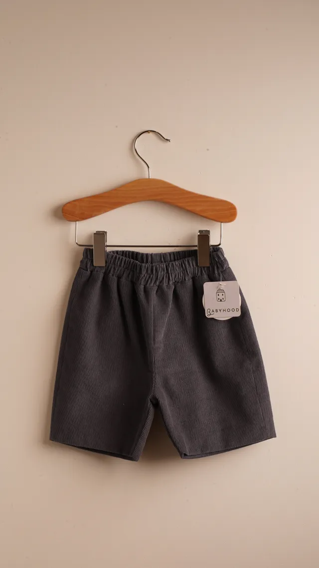 Mebi bermuda velluto bambino blu marino 100% cotone