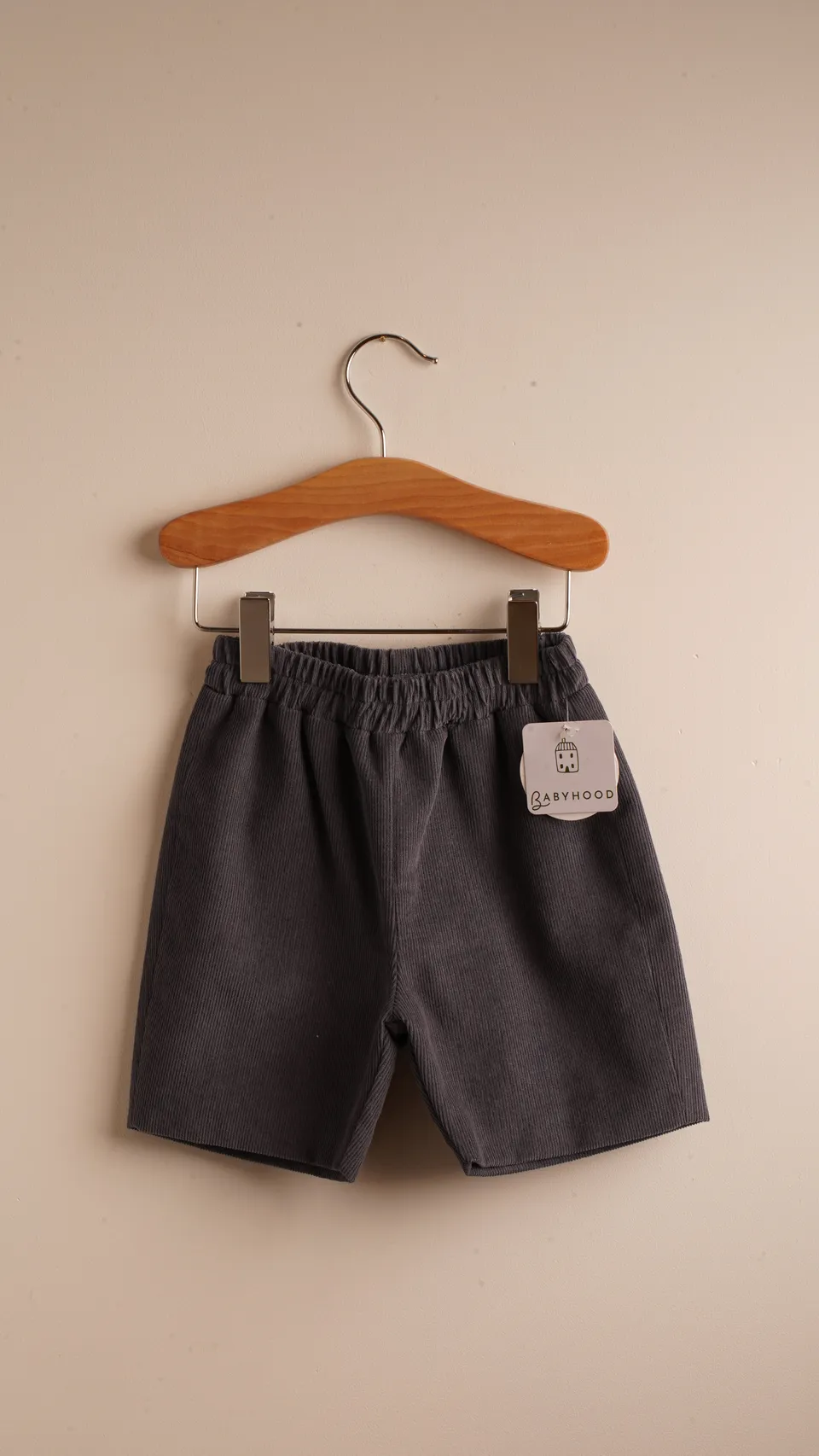 Mebi bermuda velluto bambino blu marino 100% cotone