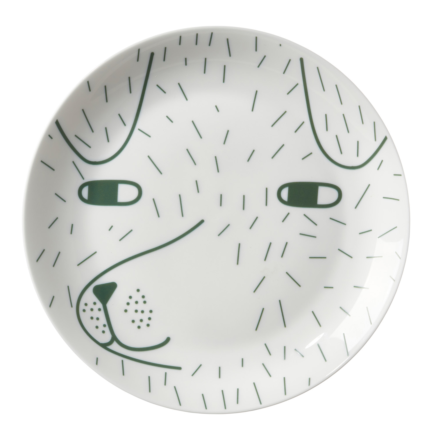 Donna Wilson Scamp piatto porcellana 21 cm viso