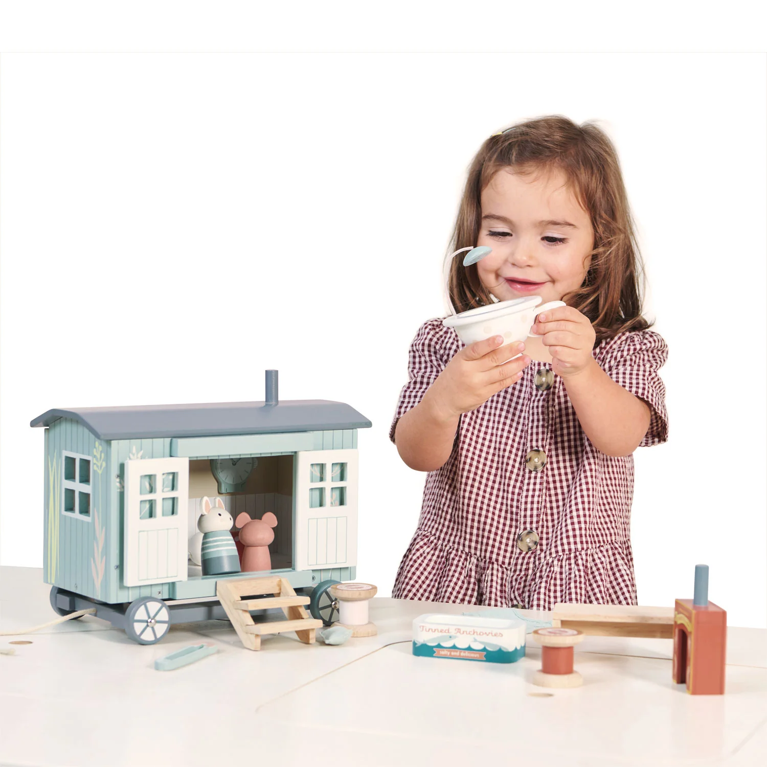 Tender Leaf Secret Meadow Mini Mondo Carrozzone Legno