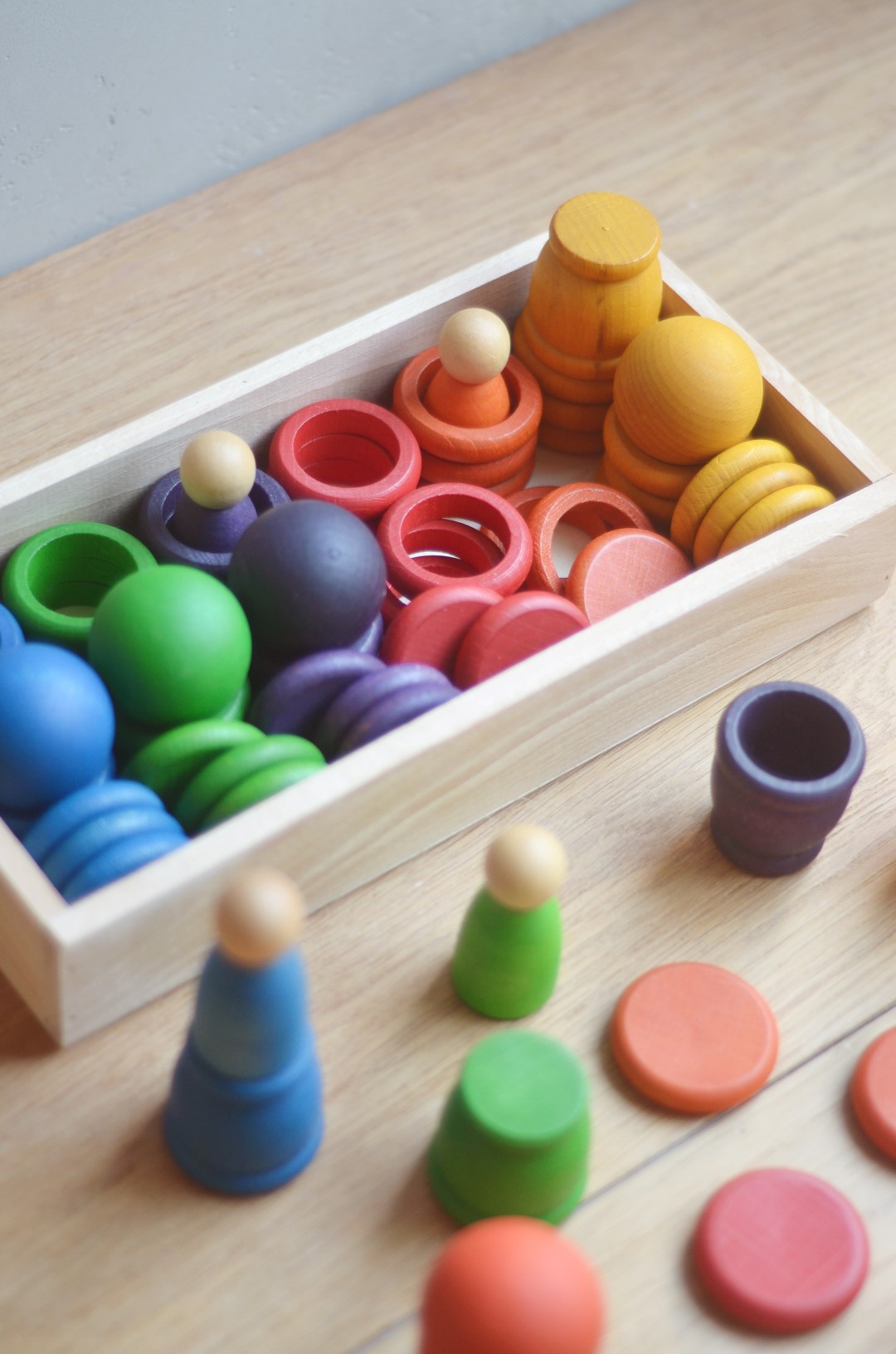 Grapat Starter Set gioco montessori in legno 67 pezzi