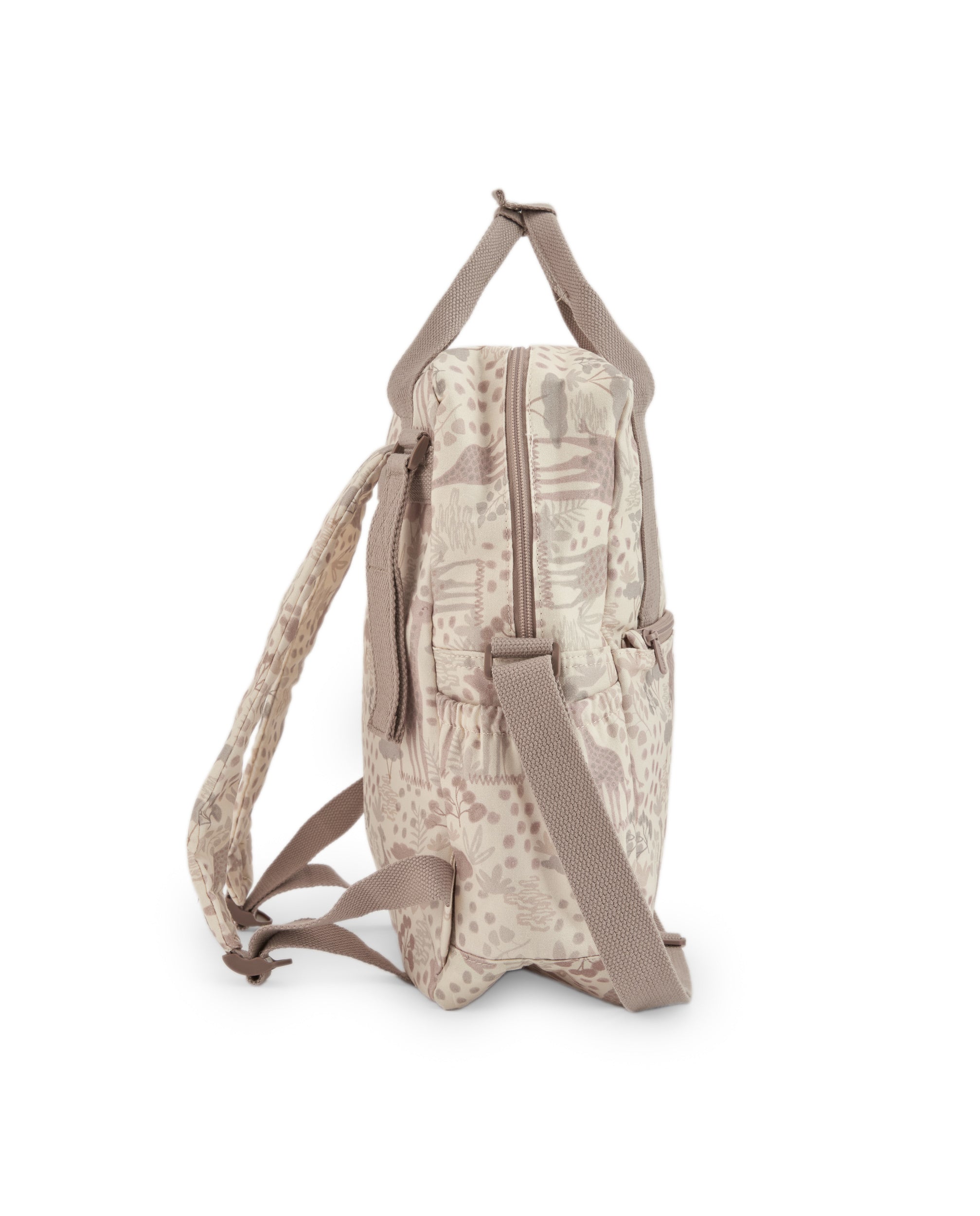 Tuc Tuc zaino passeggino stampa giraffa beige