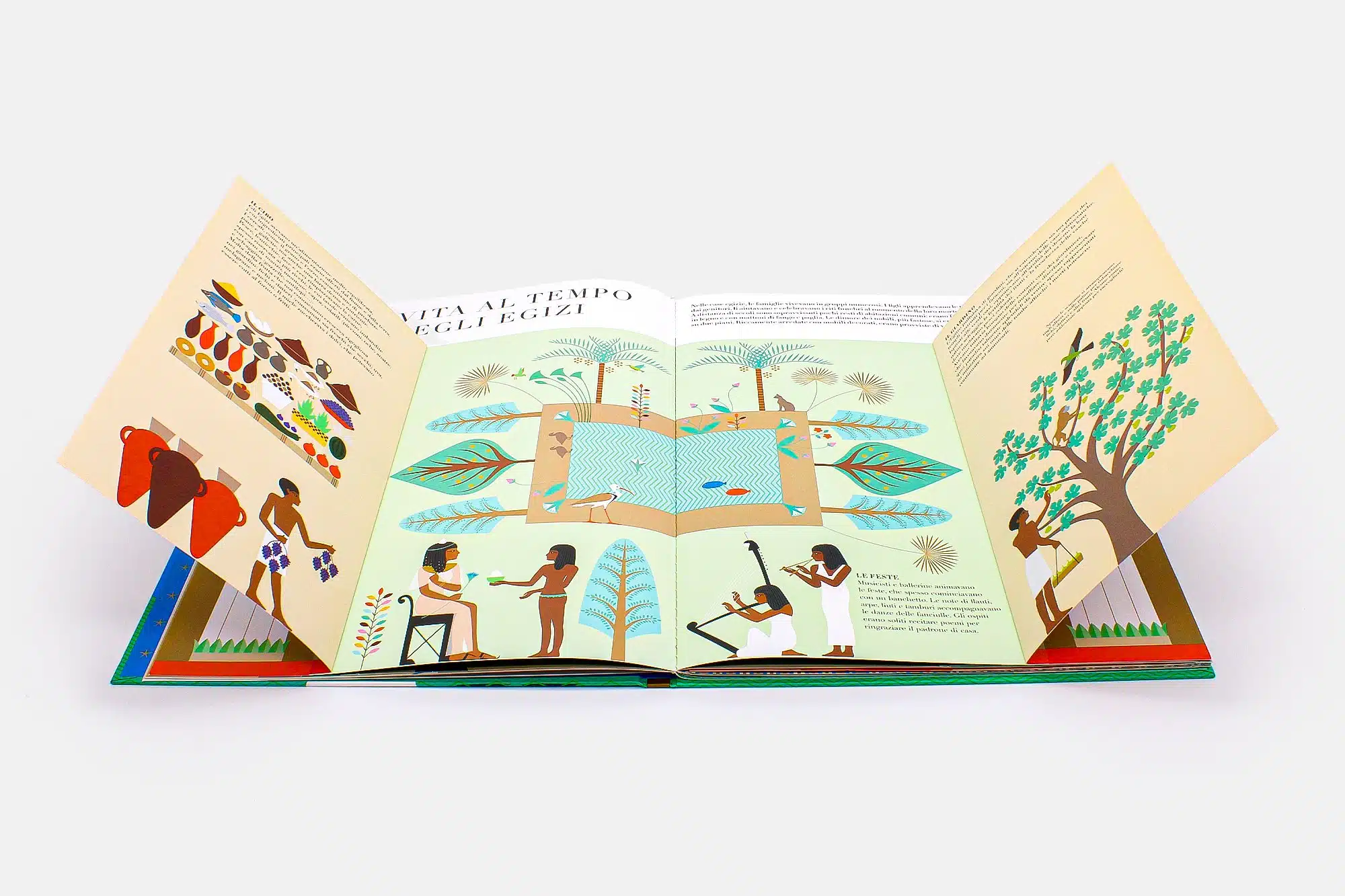 L'Ippocampo Egittomania libro bambini pop-up 20 pagine