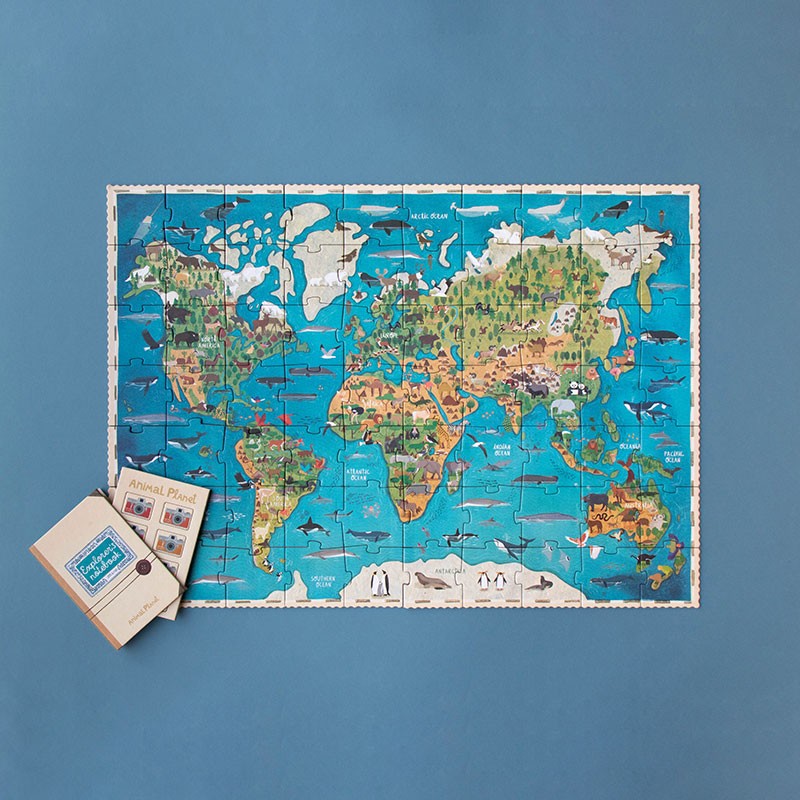 Londji Animal Planet puzzle 70 pezzi animali mondo